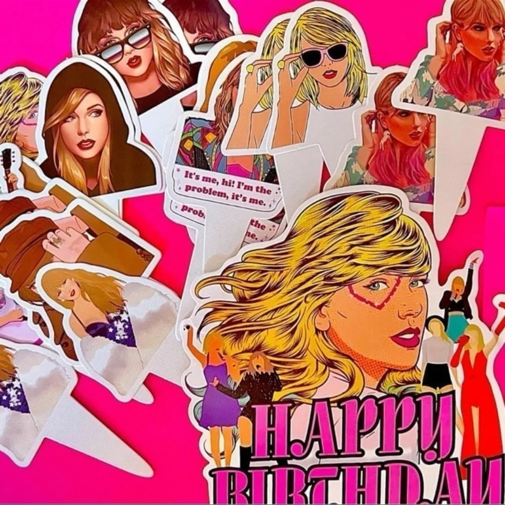 Taylor‎ swift themed full package birthday party supplies & goodies!